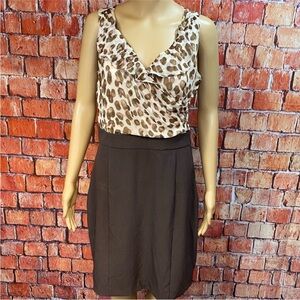 New York &‎ Company Leopard Print Sheath Dress